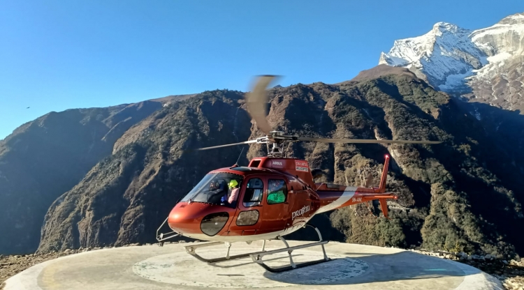 Everest Base Camp Heli Tour in Nepal